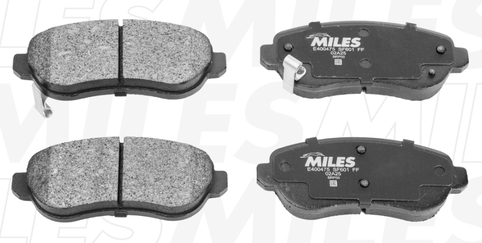 Колодки тормозные "MILES" передние дисковые GEELY EMGRAND E400475