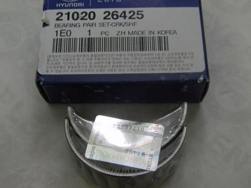 Вкладыши коренные "HYUNDAI/KIA" (2шт/компл) HYUNDAI/KIA 21020-26425