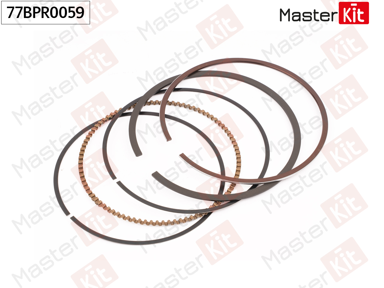 Кольца поршневые "MASTER KIT" к-т (0,5) HYUNDAI/KIA G4FA/G4FC 77BPR0059