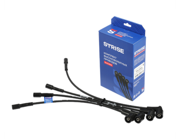 Провода высоковольтные "STRISE" силикон. 21214 инж. STWLD003