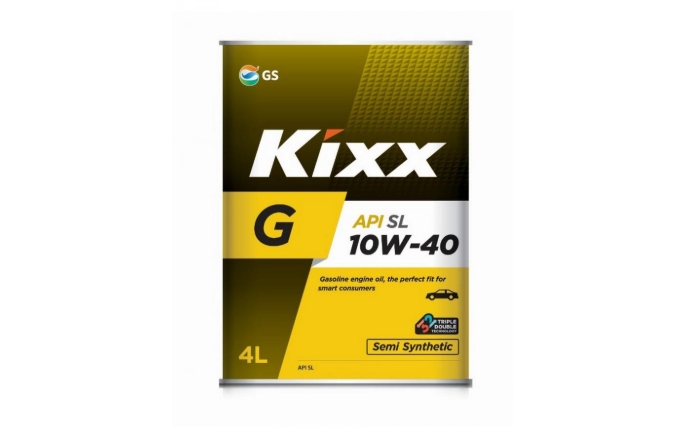 Масло моторное "KIXX" полусинтетическое G SL/CF 10W-40 4л