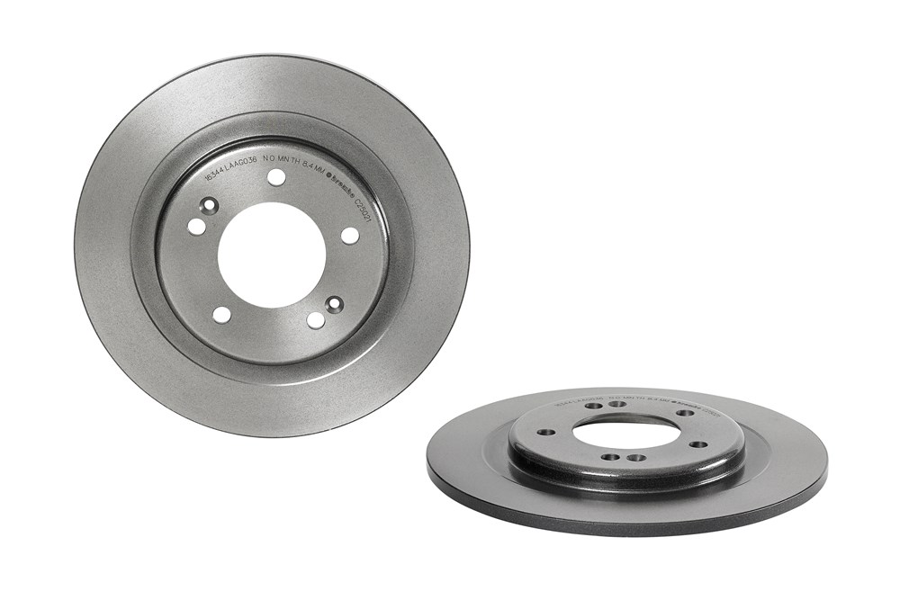 Диск тормозной "BREMBO" задний HYUNDAI 08.С250.21