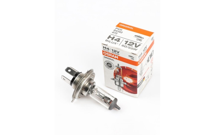 Лампа подсветки "OSRAM" галогенная H4 12V 60/55W 64193