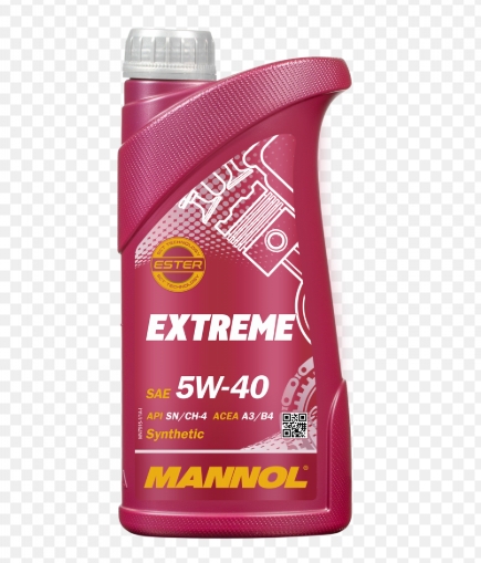 Масло моторное "MANNOL" синтетическое EXTREME SN/CH-4 A3/B4 5W-40 1л