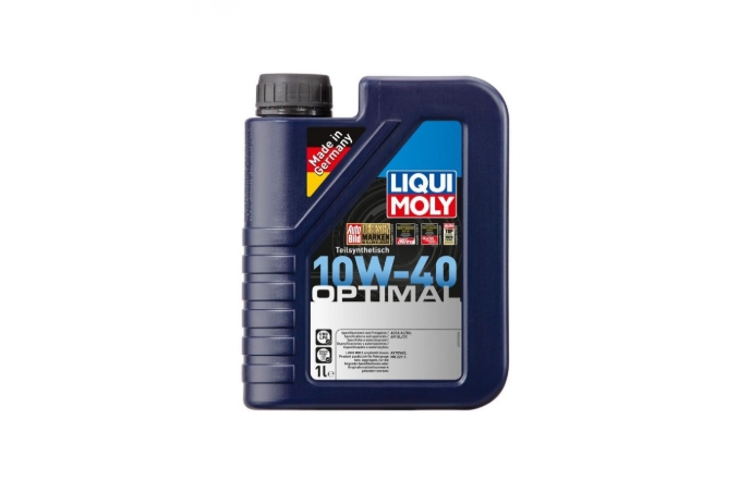 Масло моторное "LIQUI MOLY" полусинтетическое OPTIMAL SL/CF A3/B3 10W-40 1л