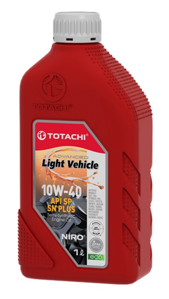 Масло моторное "TOTACHI" полусинтетическое LIGHT VEHICLE SN 10W-40 1л