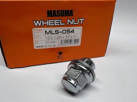Гайка колесная "MASUMA" м12х1.25х37,5 кл. 21 с шайбой MLS-054