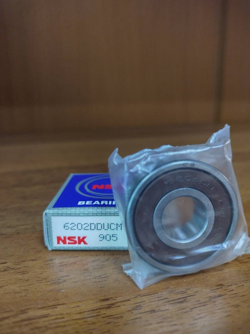 Подшипник генератора "NSK" 15х35х11 6202DDUCM