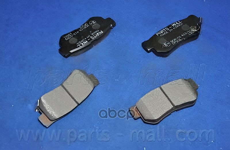 Колодки тормозные "PARTS MALL" задние дисковые HYUNDAI ELANTRA/GETZ/SANTA FE/SONATA PKA-E09