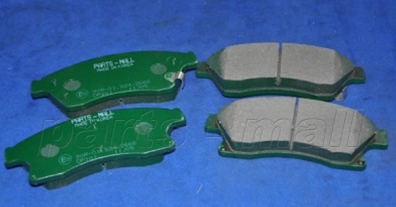 Колодки тормозные "PARTS MALL" передние дисковые DAEWOO AVEO PKC-E23
