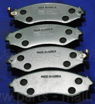 Колодки тормозные "PARTS MALL" передние дисковые DAEWOO LANOS/NEXIA PKC-008