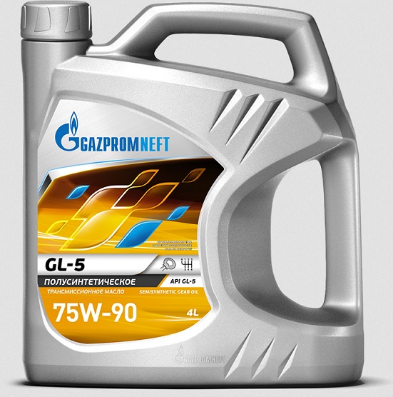 Масло трансмисионное "GAZPROMNEFT" полусинтетическое GL-5 75W-90 4л