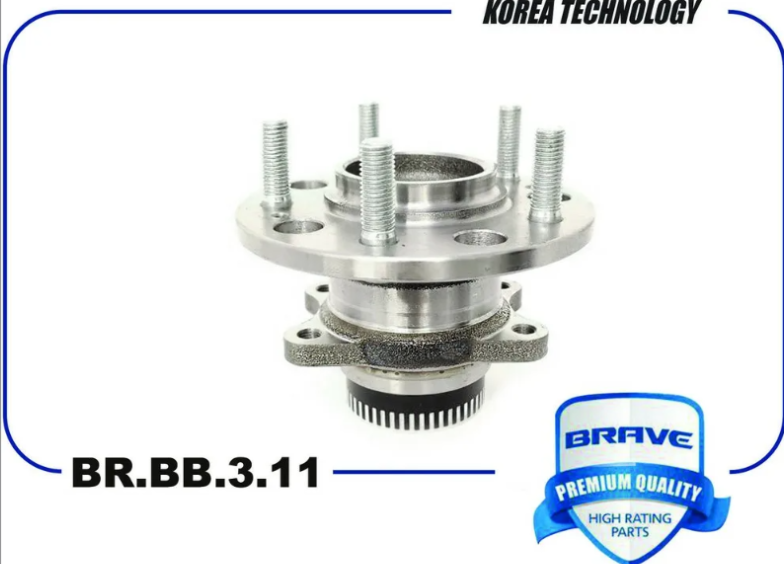 Ступица колеса "BRAVE" задняя с подшипником в сборе HYUNDAI/KIA BR.BB.3.12
