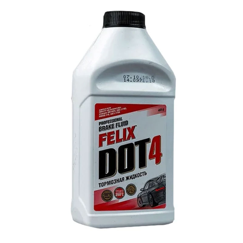 Тормозная жидкость "FELIX" DOT 4 455г