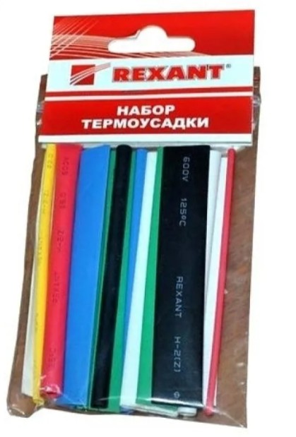 Трубка термоусадочная "REXANT" комплект 13шт