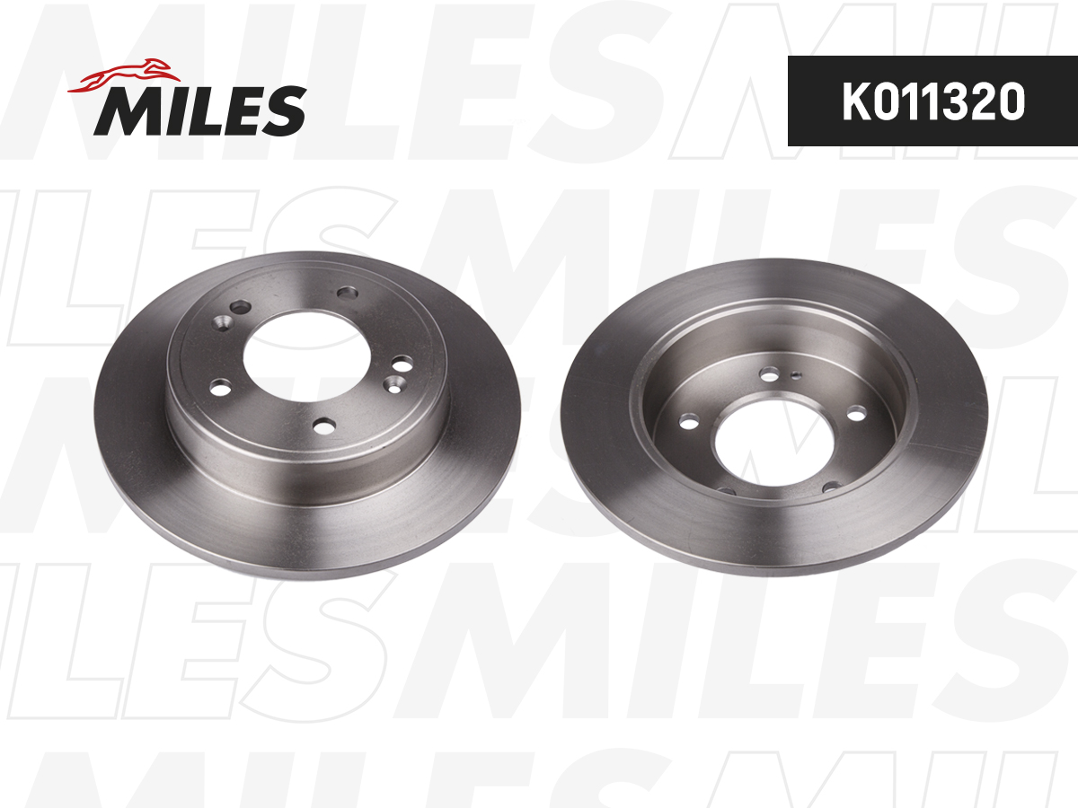 Диск тормозной "MILES" задний HYUNDAI i30/CRETA/KIA CEED K011320
