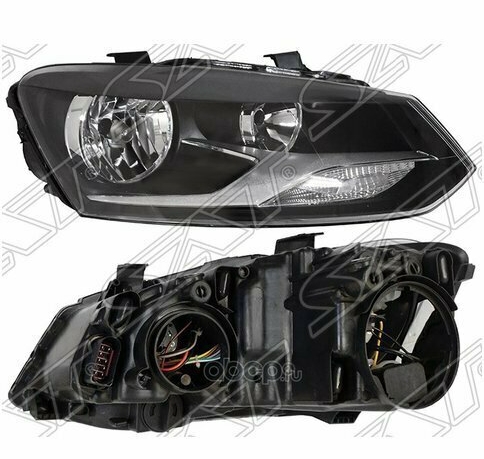 Фара левая "SAT" VW POLO 14- ST-441-11D6L