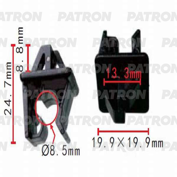 Держатель капота "PATRON" HYUNDAI/KIA P370533