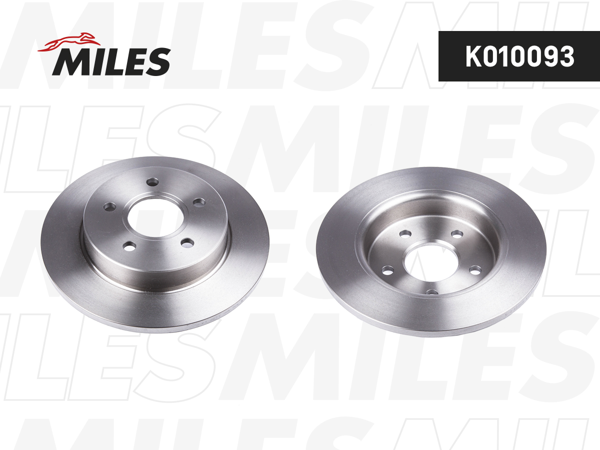 Диск тормозной "MILES" задний FORD FOCUS K010093