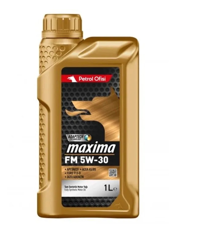 Масло моторное "PETROL" синтетическое MAXIMA FM API SN/CF ACEA A5/B5 5W-30 1л