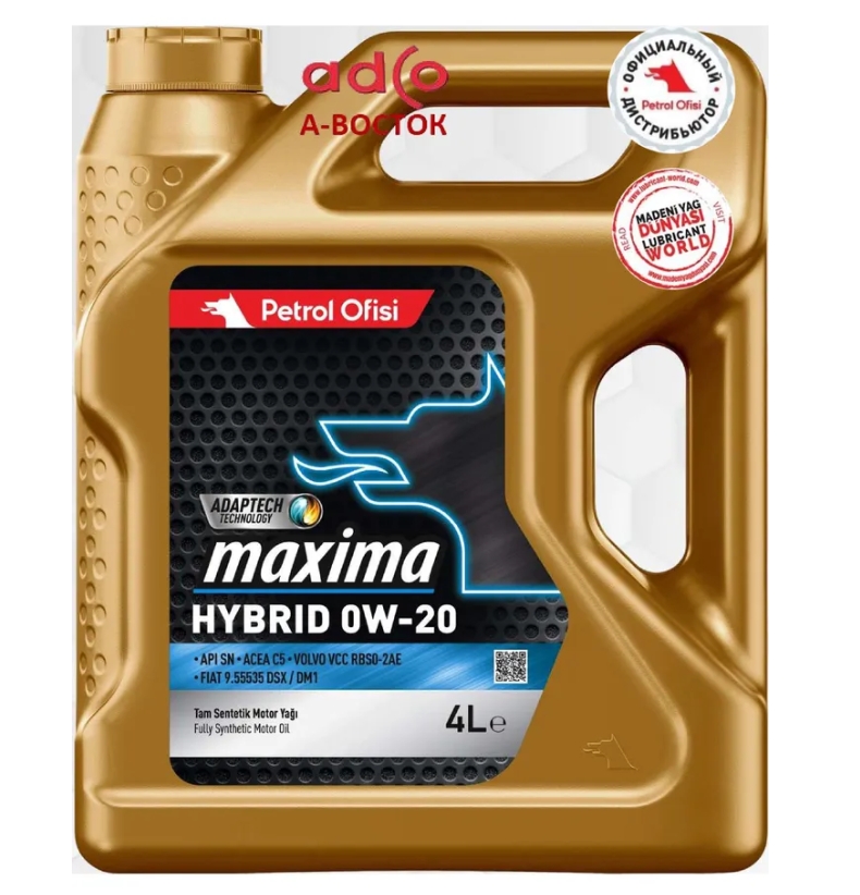 Масло моторное "PETROL" синтетическое MAXIMA DIESEL LA API SN/CF ACEA C3 5w30 4л