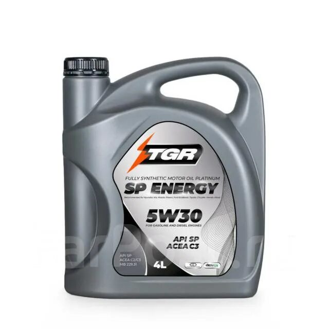 Масло моторное "TGR" синтетическое SP ENERGY ACEA C3 API SP 5W-30 4л
