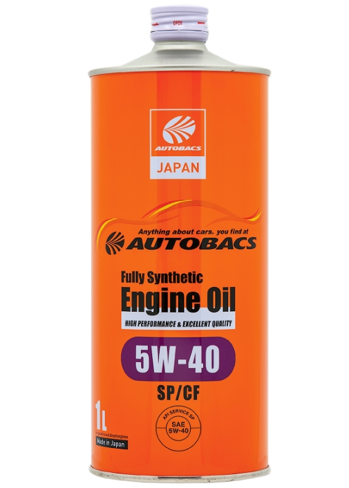 Масло моторное "AUTOBACS" синтетическое ENGINE OIL SP/CF 5W-40 1л