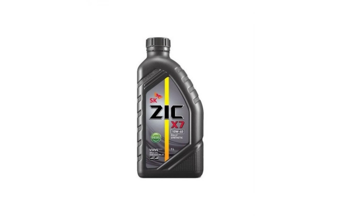 Масло моторное "ZIC" синтетическое X7 DIESEL CI-4/SL A3/B3/B4E7 10W-40 1л