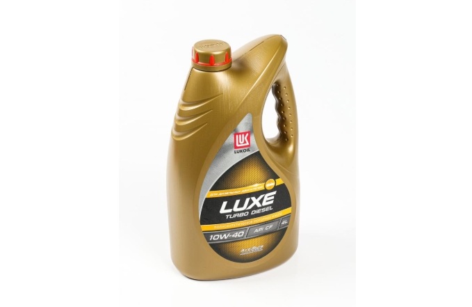 Масло моторное "LUKOIL" полусинтетическое LUXE TURBO DIESEL CF 10W-40 1л