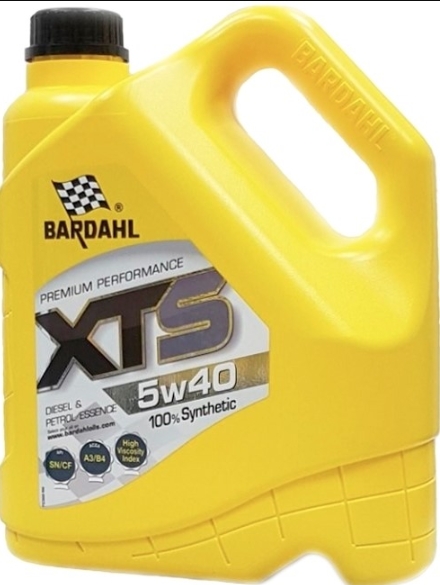 Масло моторное "BARDAHL" синтетическое XTS A3/B4 API SN/CF 5W-40 4л