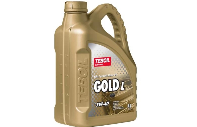 Масло моторное "TEBOIL" синтетическое GOLD L A3/B4 SN/CF 5W-40 4л