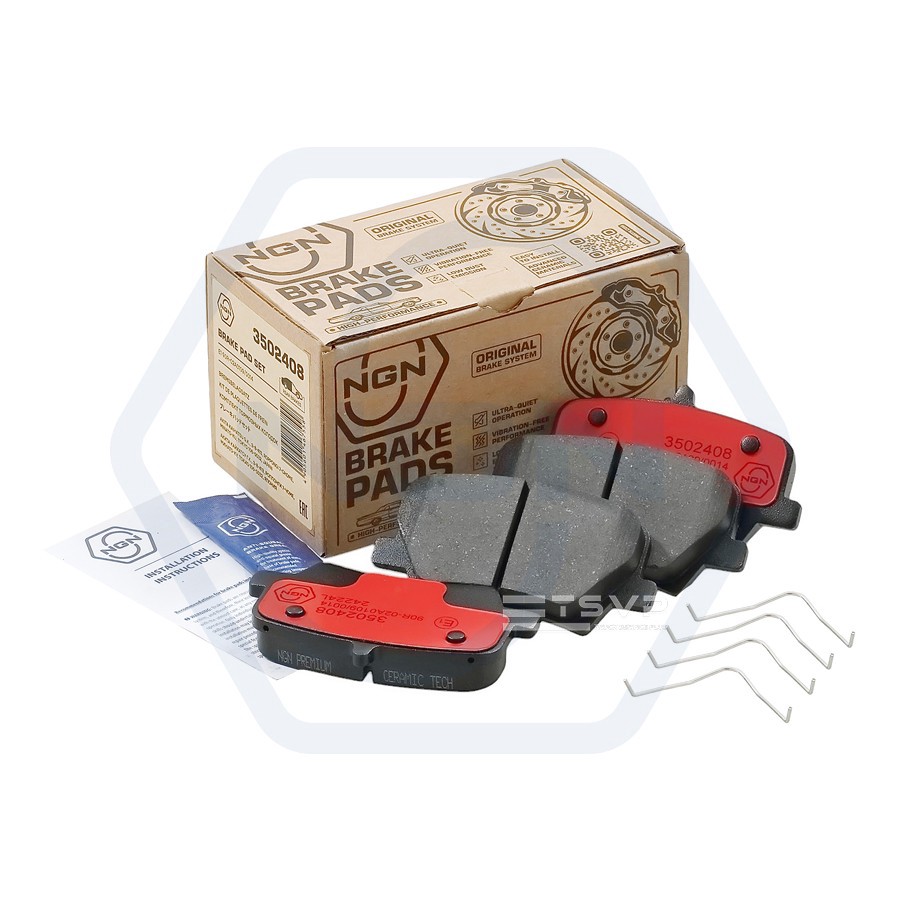 Колодки тормозные "NGN" задние керамические VOLVO 3502408