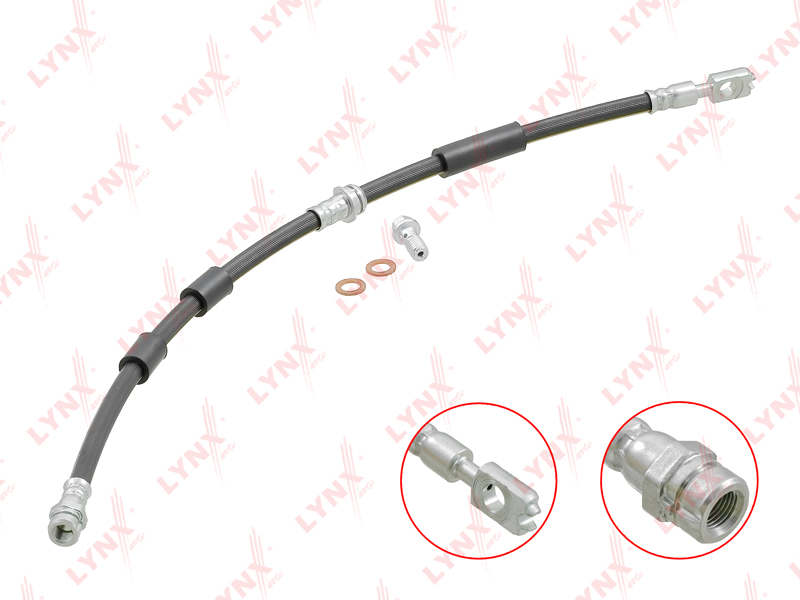 Шланг тормозной "LYNX" передний SKODA/VW BL3185