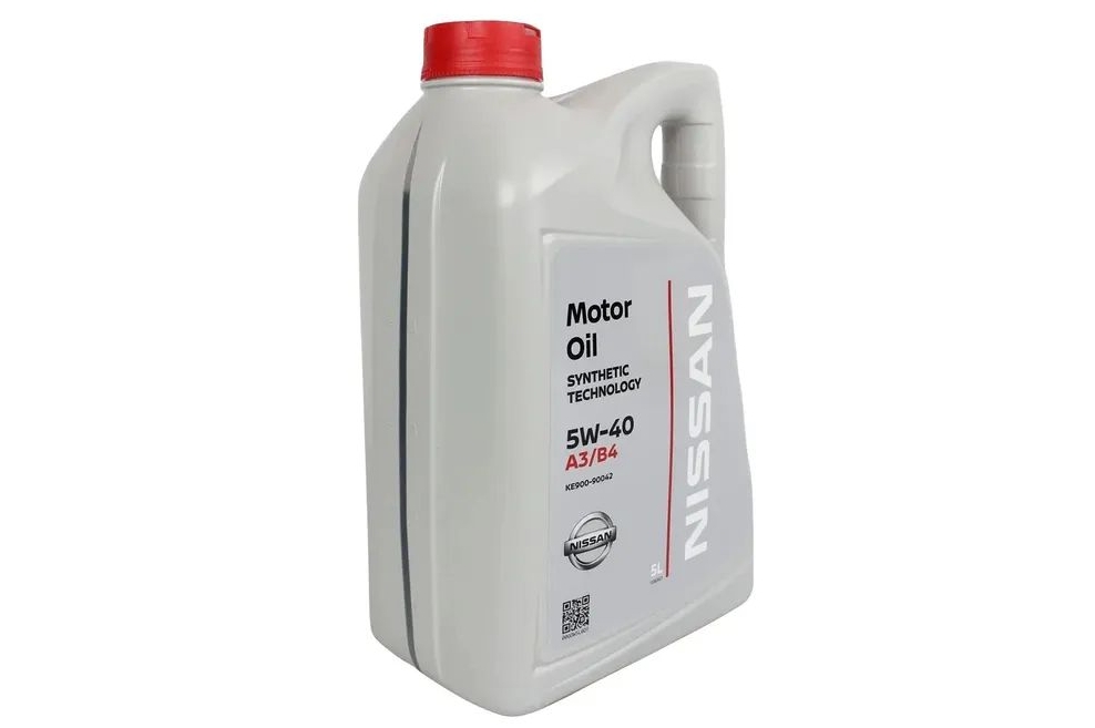 Масло моторное "NISSAN" синтетическое SN/CF A3/B4 5W-40 5л
