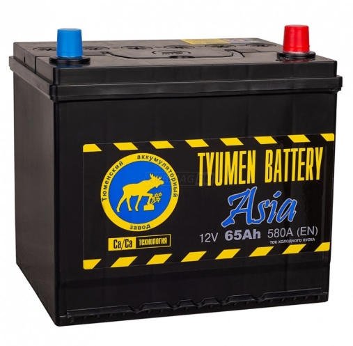 Аккумулятор "TYUMEN BATTERY" 65ач обратная полярность 6CT65LR
