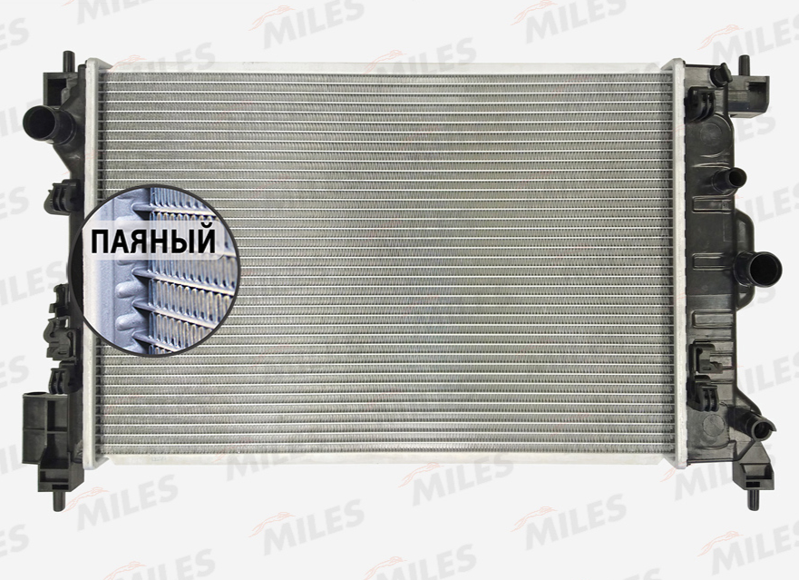 Радиатор системы охлаждения "MILES" (паяный) CHEVROLET Aveo ACRB440