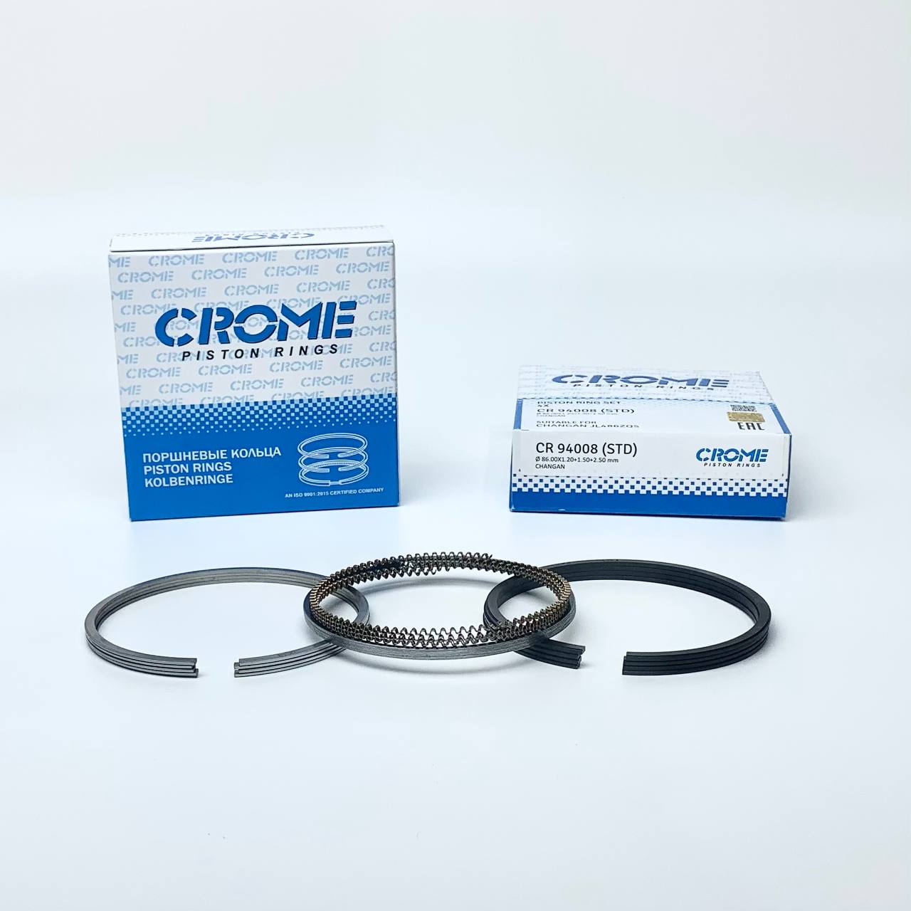 Кольца поршневые "CROME" STD CHANGAN CR94008STD