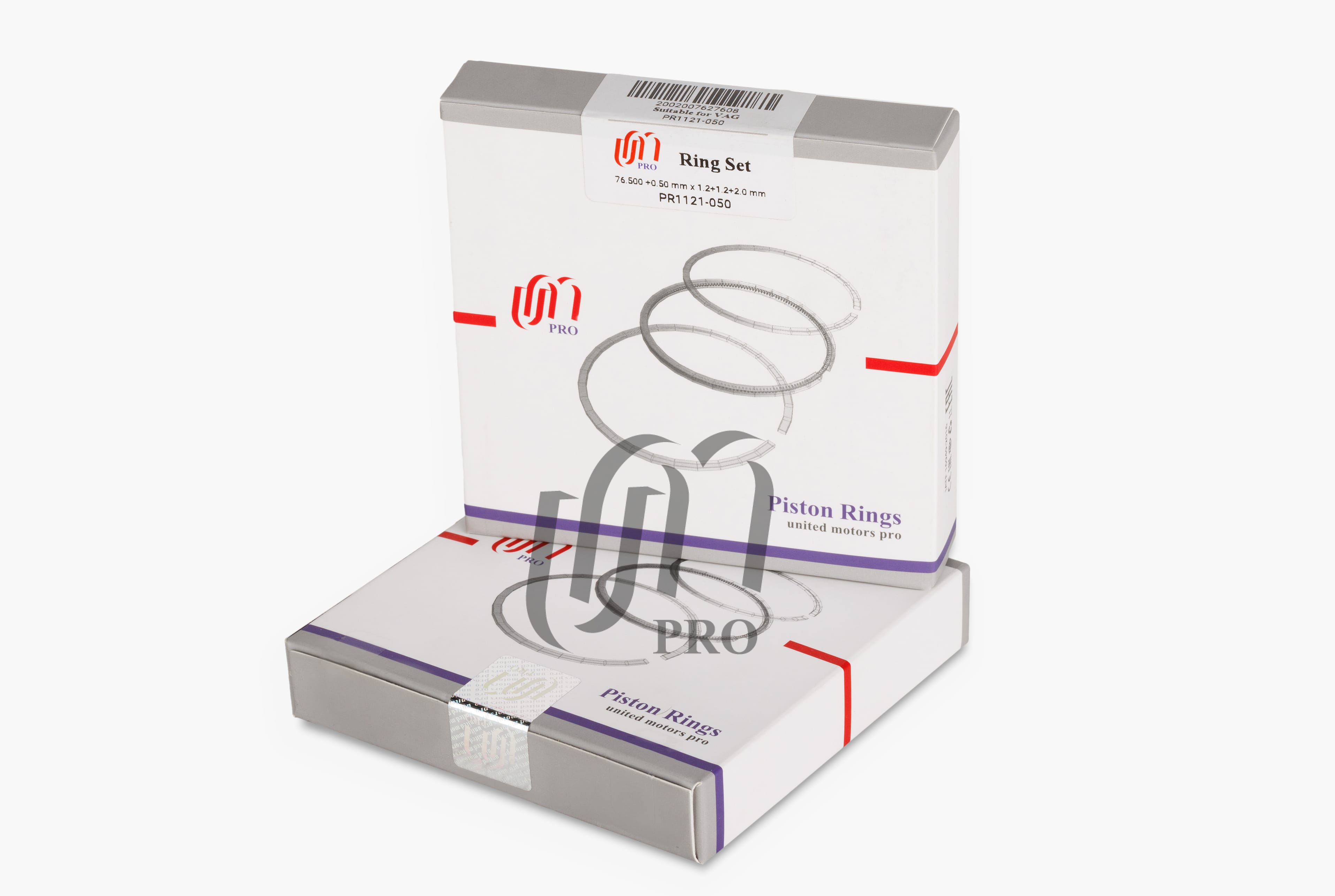 Кольца поршневые "UNITED MOTORS" (на 1 цилиндр) VW PR1121050
