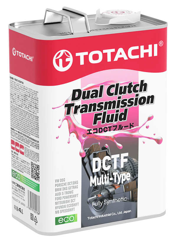 Масло трансмиссионное "TOTACHI" синтетическое DCTF MULTI-TYPE 4л