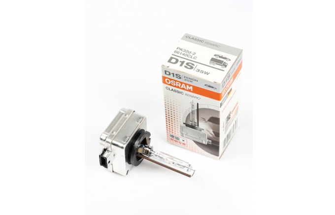 Лампа подсветки "OSRAM" ксеноновая Classic D1S 85V 35W P32d-2 4150K 66140CLC