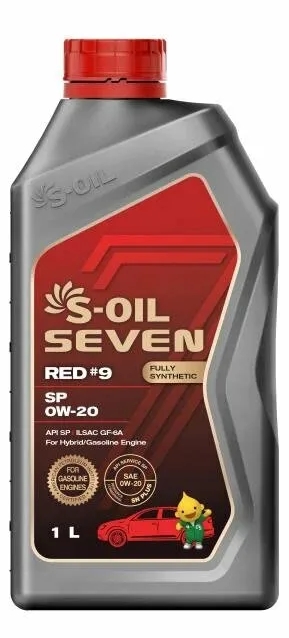 Масло моторное "S-OIL" синтетическое RED #9 SP GF-6 0W-20 1л