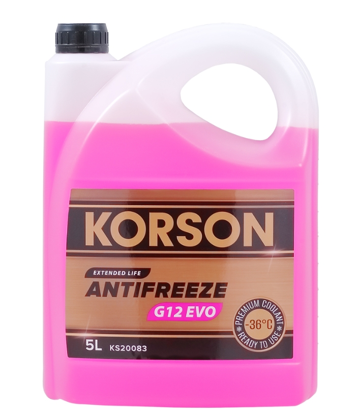 Антифриз "KORSON" розовый G12 EVO-35 5л
