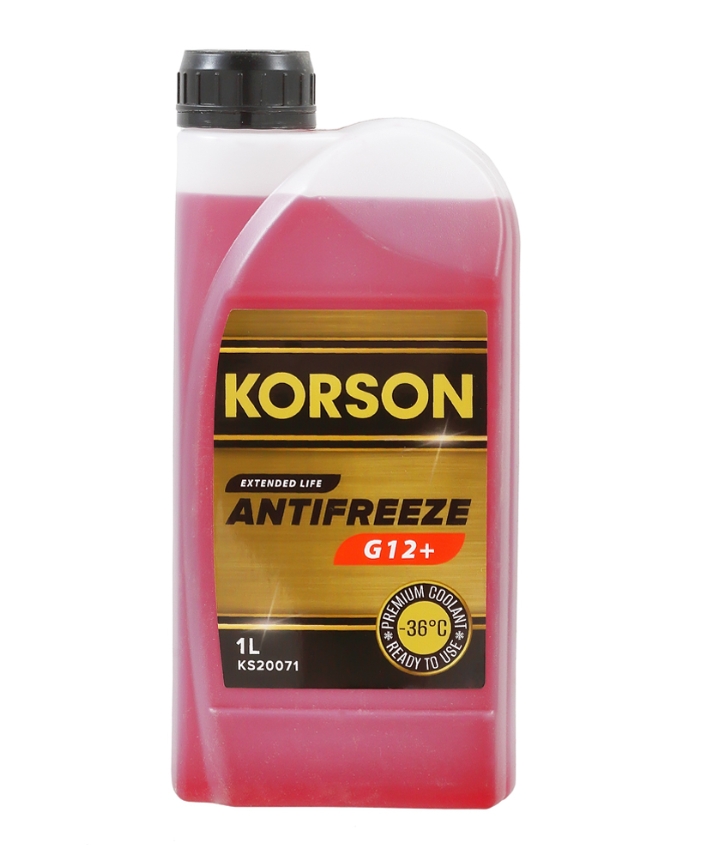 Антифриз "KORSON" красный G12+ -36 1л