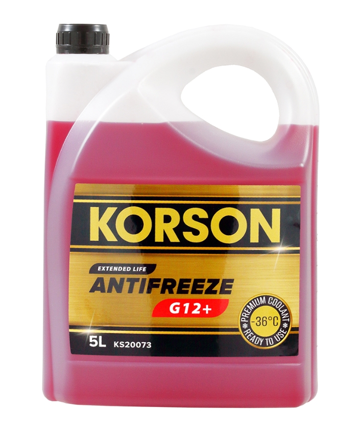 Антифриз "KORSON" красный G12+ -36 5л