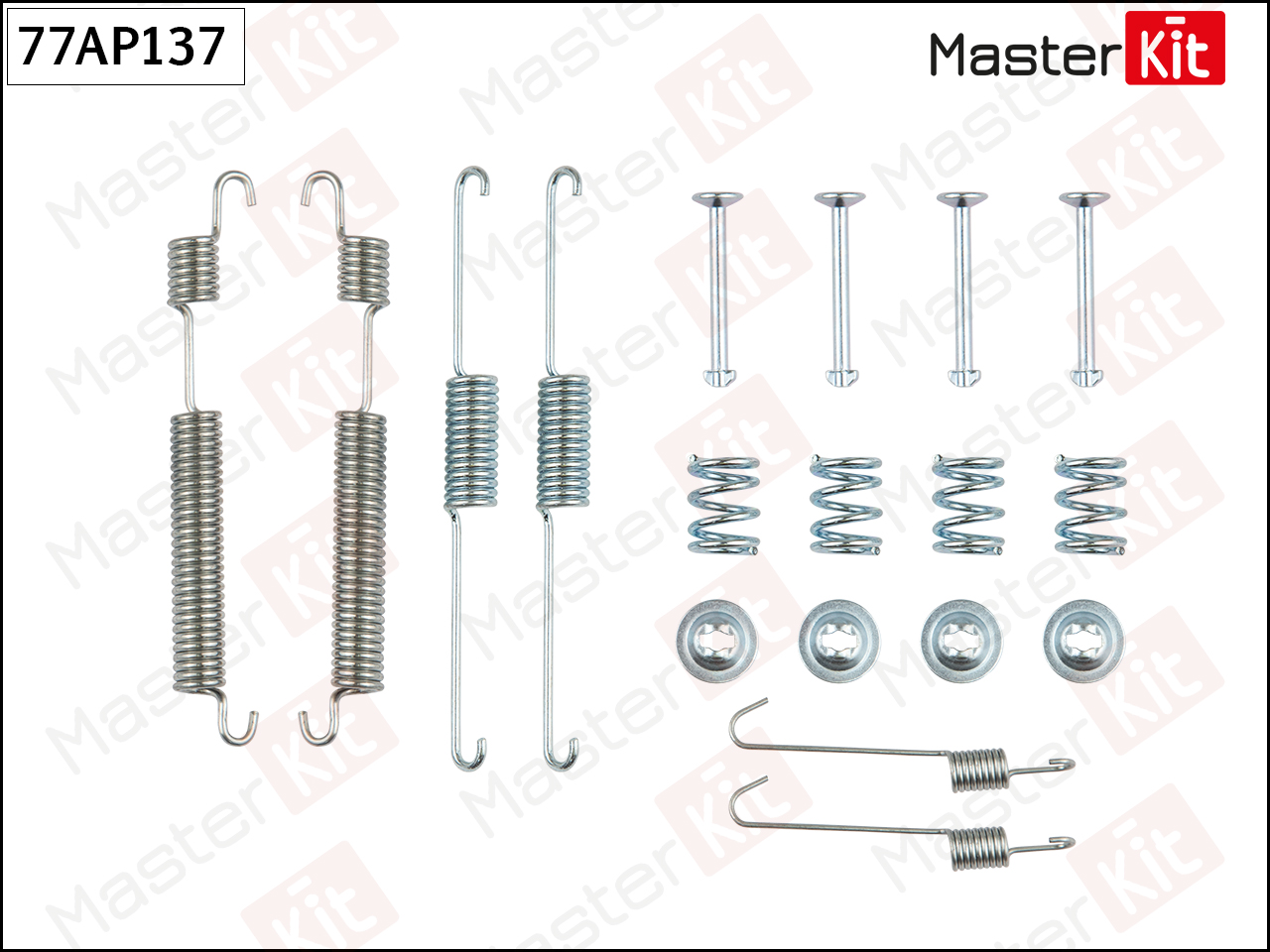 Комплект установочный "MASTER KIT" барабанных колодок HYUNDAI ACCENT 77AP137