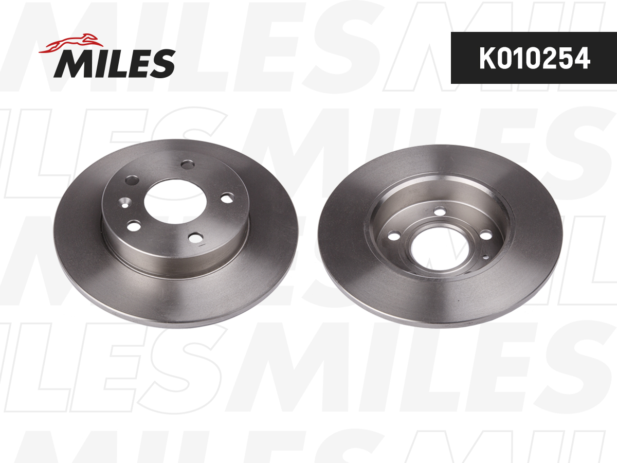 Диск тормозной "MILES" задний OPEL ASTRA/ZAFIRA  K010254