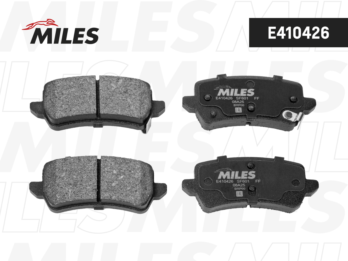 Колодки тормозные "MILES" задние GEELY Emgrand E410426
