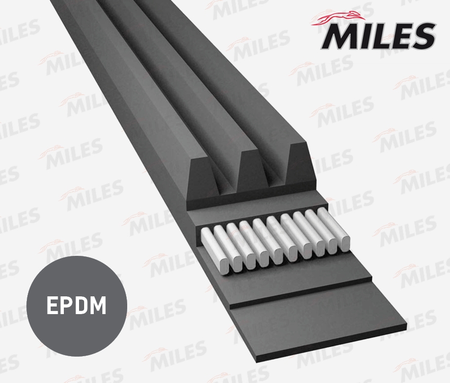 Ремень приводной "MILES" поликлиновый 3PK760