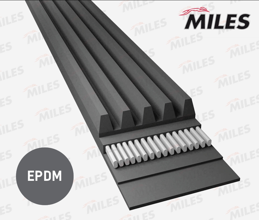 Ремень приводной "MILES" поликлиновый 5PK875