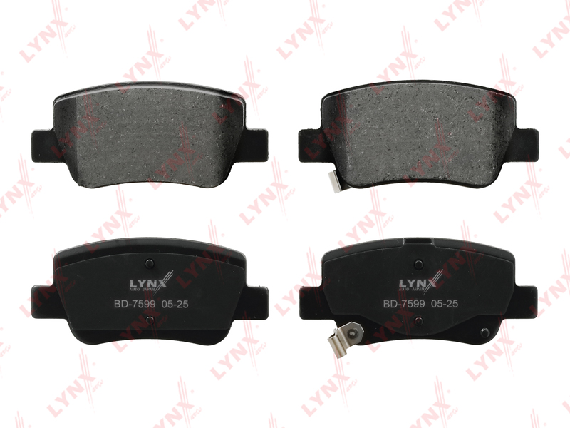 Колодки тормозные "LYNX" задние дисковые TOYOTA AVENSIS BD-7599
